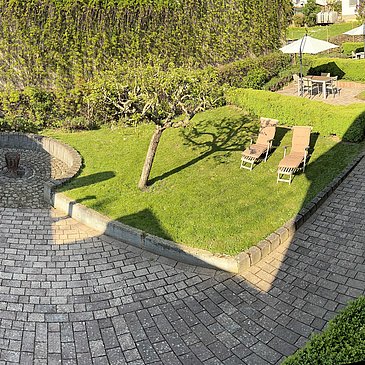 Gartenplatz  Panoramabild
