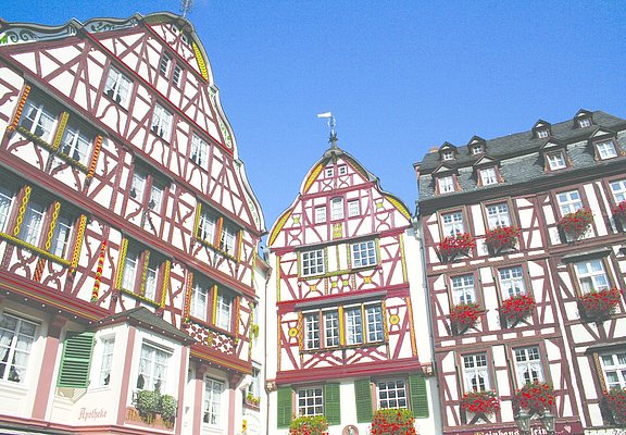 Fachwerkhäuser in Bernkastel-Kues