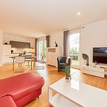 Ferienwohnung Fernweh_Wohnbereich