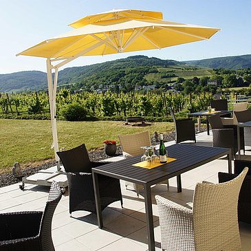 Weingut Genetsch Terrasse