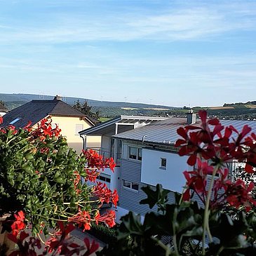 Blick vom Balkon Richtung Hunsrück