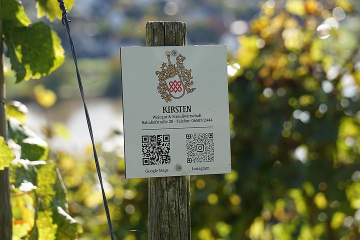 Weingut Kirsten Weinbergsschild