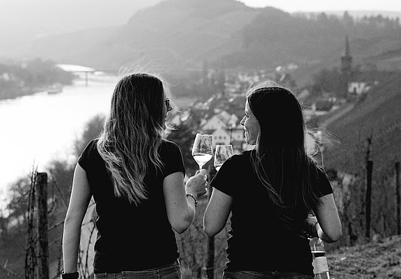 Spaziergang in den Weinbergen