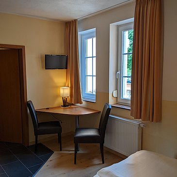 Sitzecke Doppelzimmer