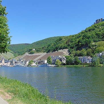 Umgebungsfoto, Mosel mit Radweg