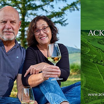 Weingut Ackermann mit Logo