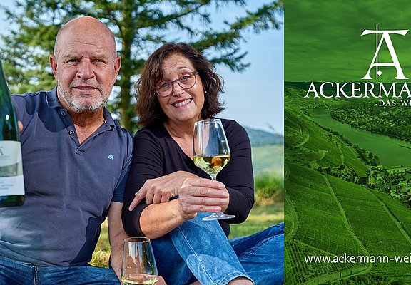 Weingut Ackermann mit Logo