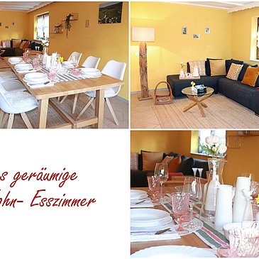 Geräumiges Wohn -Esszimmer